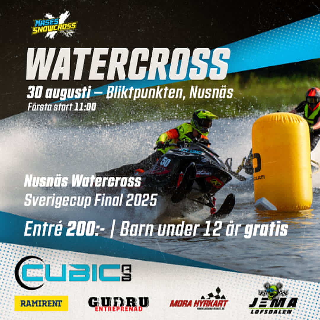 Warercross Nusnäs Watercross | Kwikk